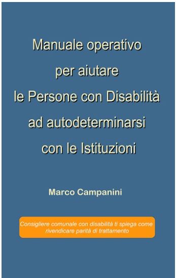 Ex-candidato Sindaco sprona i disabili con un libro